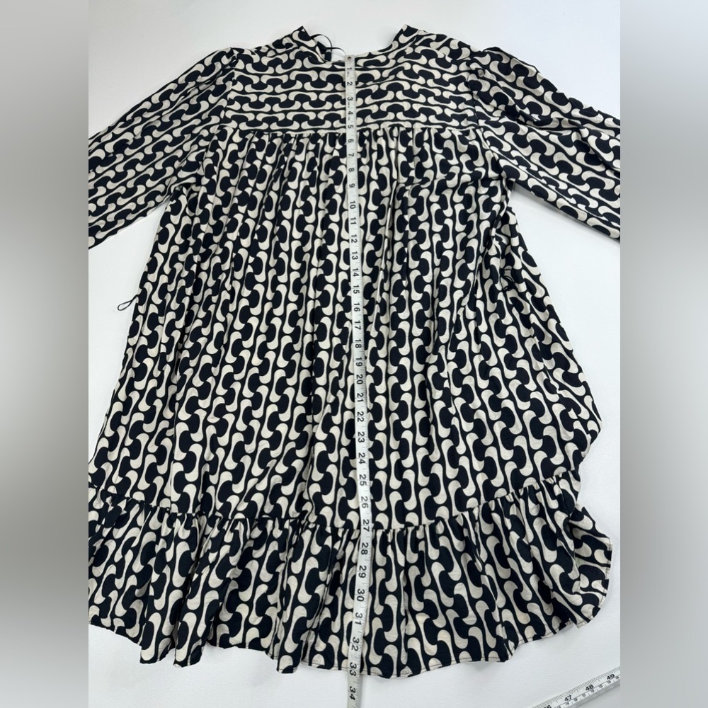 NWT Zara The Paula Retro Swing Dress Womens Medium - Picture 12 of 14